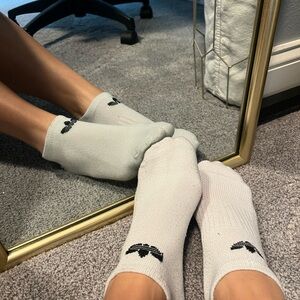 Adidas Gray Athletic Socks Performance Fit